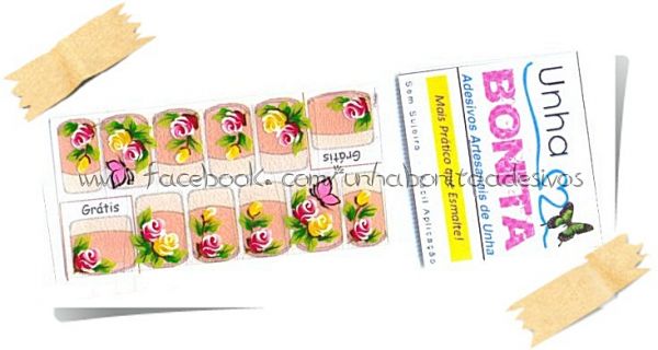 Adesivo Artesanal Floral 10