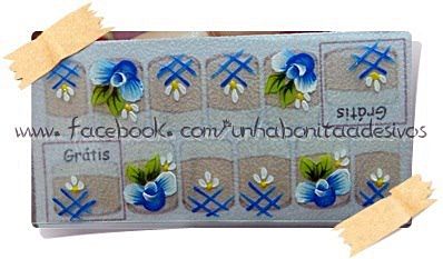 Adesivo Artesanal Floral 18